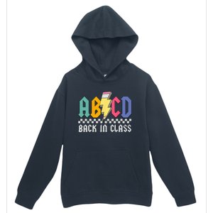 Teachers Rock Back To School ABCD Back In Class Pencil Kids Urban Pullover Hoodie