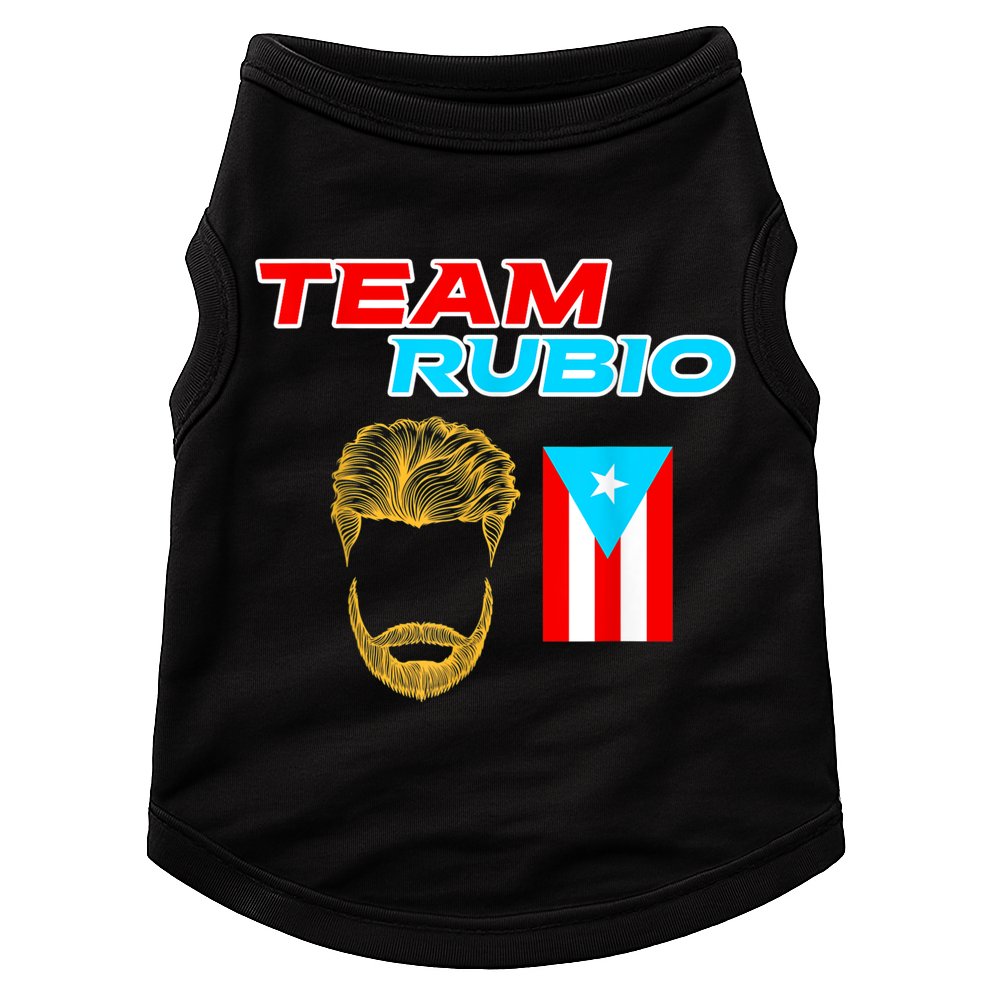 Team Rubio Baseball Puerto Rico Beisbol Los Nuestros Pride Doggie Tank