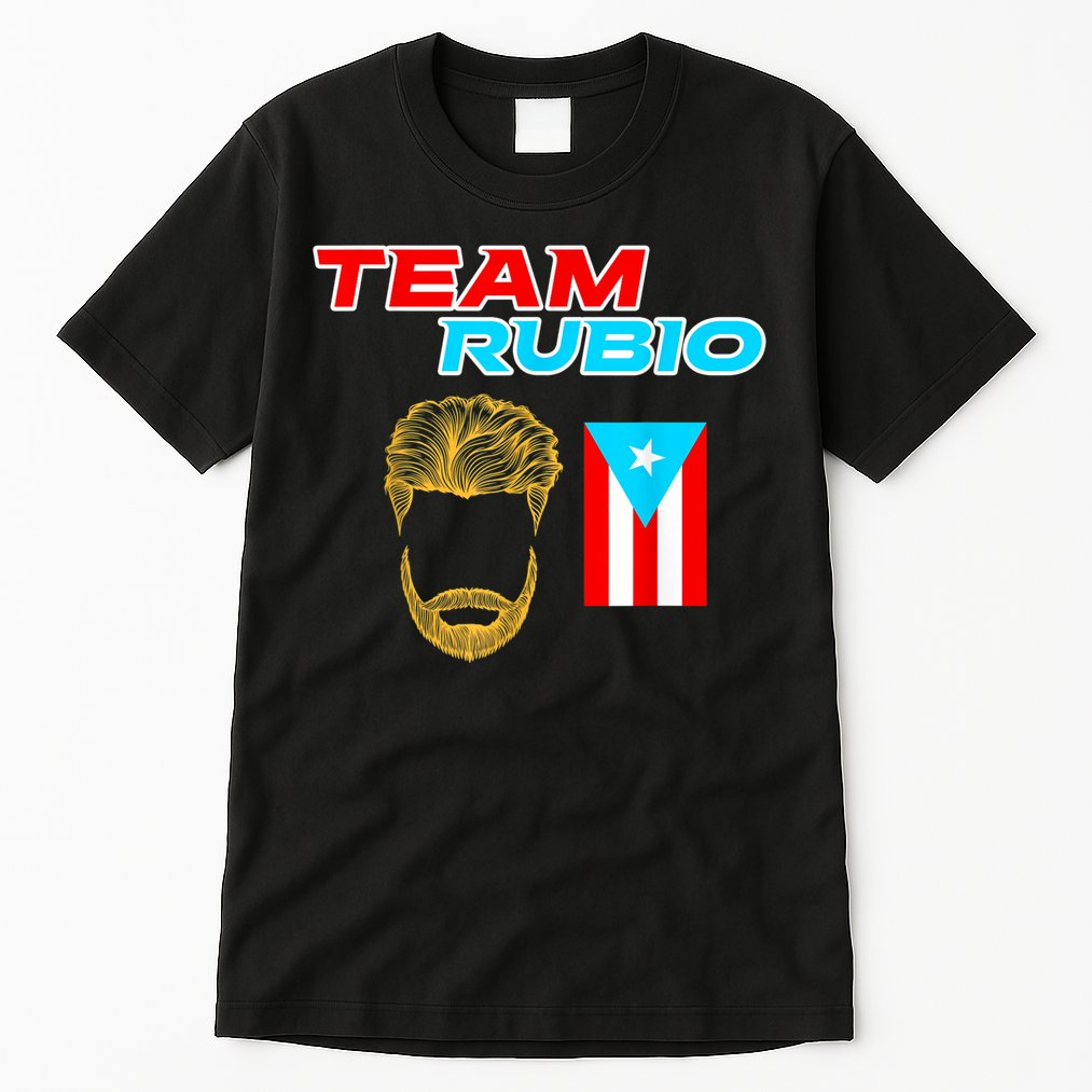 Team Rubio Baseball Puerto Rico Beisbol Los Nuestros Pride Tall T-Shirt