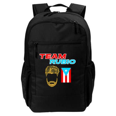 Team Rubio Baseball Puerto Rico Beisbol Los Nuestros Pride Backpack