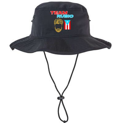 Team Rubio Baseball Puerto Rico Beisbol Los Nuestros Pride Bucket Hat