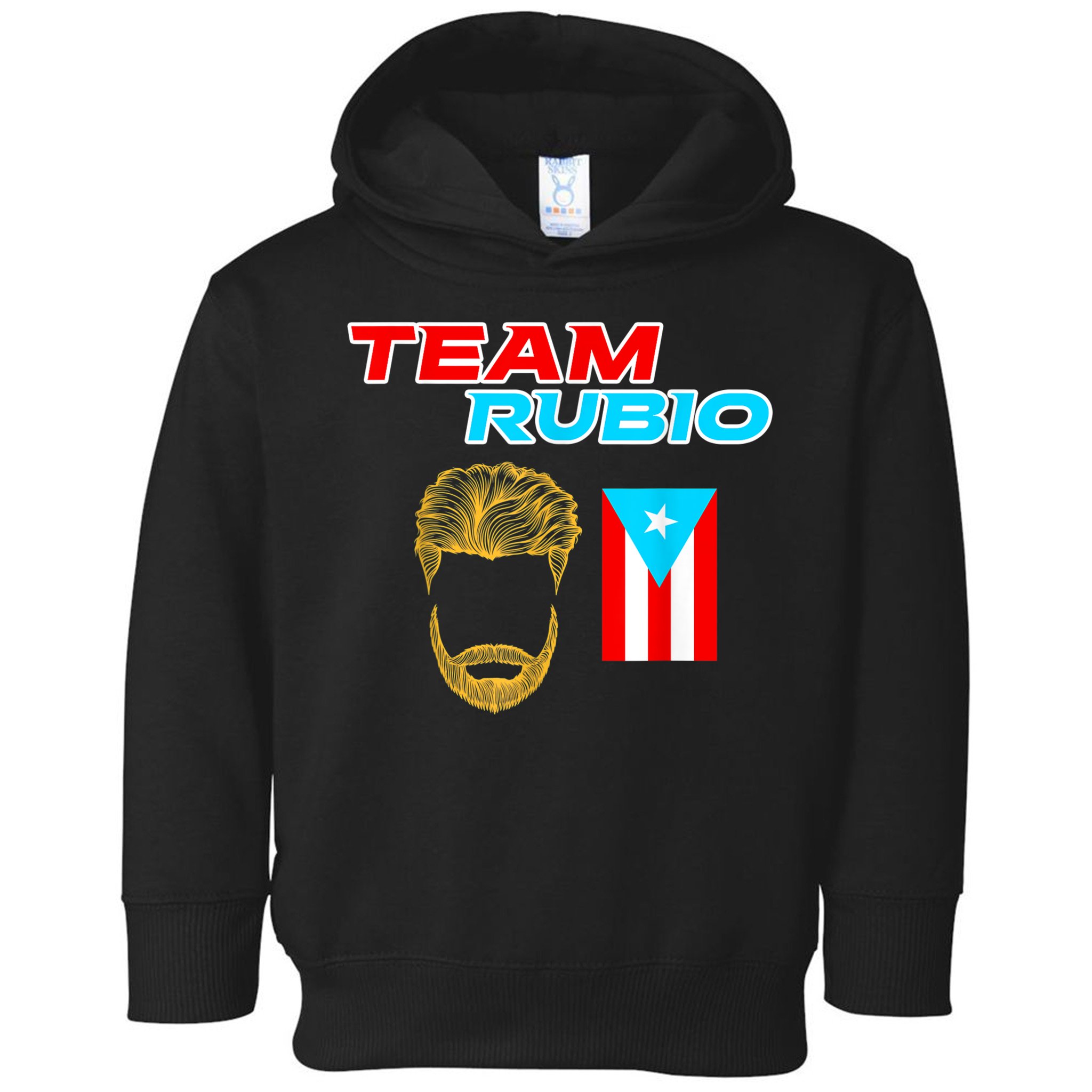 Team Rubio Baseball Puerto Rico Beisbol Los Nuestros Pride Toddler Hoodie
