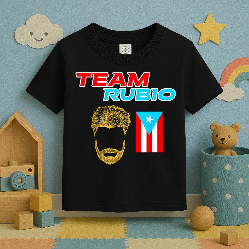 Team Rubio Baseball Puerto Rico Beisbol Los Nuestros Pride Toddler T-Shirt