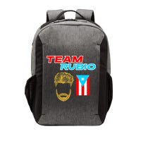 Team Rubio Baseball Puerto Rico Beisbol Los Nuestros Pride Vector Backpack