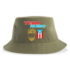 Team Rubio Baseball Puerto Rico Beisbol Los Nuestros Pride Sustainable Bucket Hat