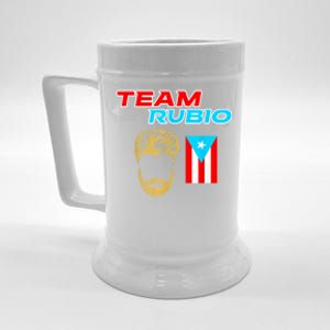 Team Rubio Baseball Puerto Rico Beisbol Los Nuestros Pride Beer Stein