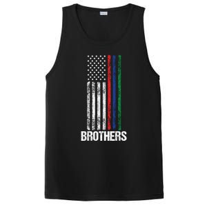 Thin Red Blue Green Line Brothers Police Fire Military Flag Gift PosiCharge Competitor Tank