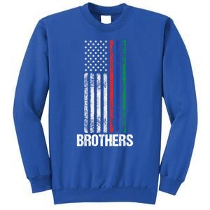 Thin Red Blue Green Line Brothers Police Fire Military Flag Gift Sweatshirt