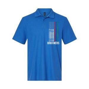 Thin Red Blue Green Line Brothers Police Fire Military Flag Gift Softstyle Adult Sport Polo