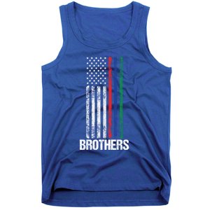 Thin Red Blue Green Line Brothers Police Fire Military Flag Gift Tank Top