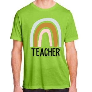 Teacher Rainbow Back To School Adult ChromaSoft Performance T-Shirt