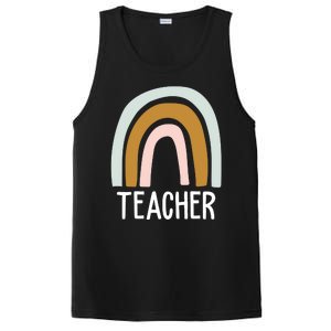 Teacher Rainbow Back To School PosiCharge Competitor Tank