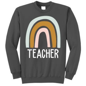 Teacher Rainbow Back To School Tall Sweatshirt