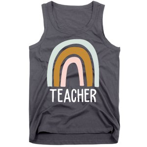 Teacher Rainbow Back To School Tank Top