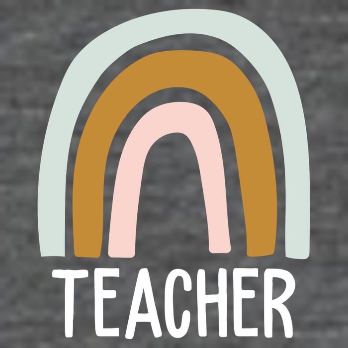 Teacher Rainbow Back To School Womens T-Shirt