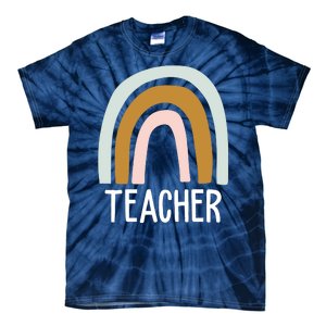 Teacher Rainbow Back To School Tie-Dye T-Shirt