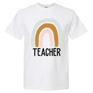 Teacher Rainbow Back To School Garment-Dyed Heavyweight T-Shirt