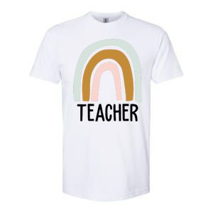 Teacher Rainbow Back To School Softstyle CVC T-Shirt