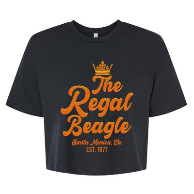 The Regal Beagle Santa Monica California Bella+Canvas Jersey Crop Tee