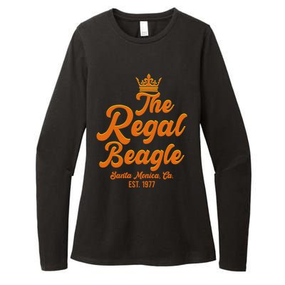 The Regal Beagle Santa Monica California Womens CVC Long Sleeve Shirt