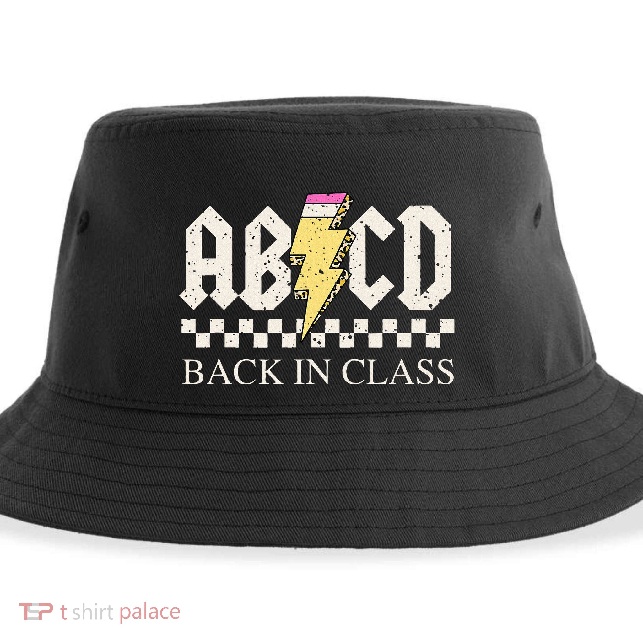 Teachers Rock Back To School ABCD Back In Class Sustainable Bucket Hat