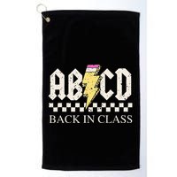 Teachers Rock Back To School ABCD Back In Class Golf Towel