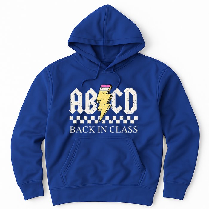 Teachers Rock Back To School ABCD Back In Class Hoodie