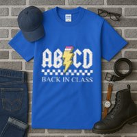 Teachers Rock Back To School ABCD Back In Class Tall T-Shirt