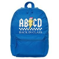 Teachers Rock Back To School ABCD Back In Class 16 in Basic Backpack