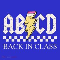 Teachers Rock Back To School ABCD Back In Class 16 in Basic Backpack
