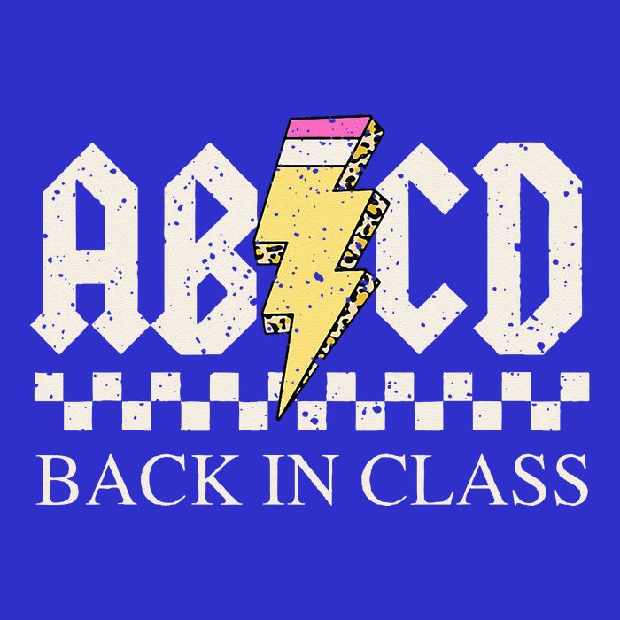 Teachers Rock Back To School ABCD Back In Class Bag