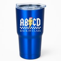 Teachers Rock Back To School ABCD Back In Class Tumbler