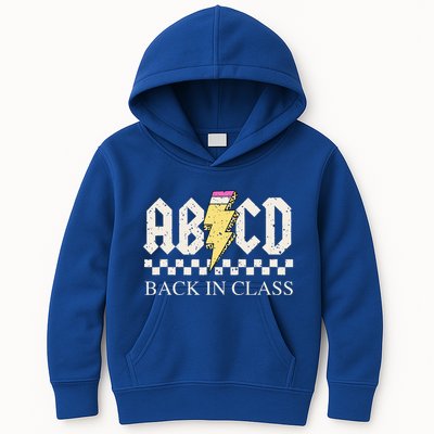 Teachers Rock Back To School ABCD Back In Class Kids Hoodie