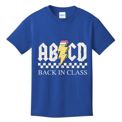 Teachers Rock Back To School ABCD Back In Class Kids T-Shirt
