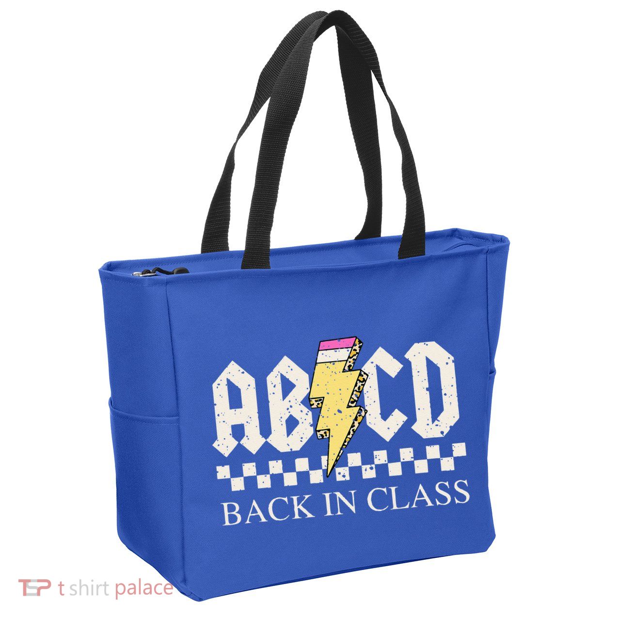 Teachers Rock Back To School ABCD Back In Class Zip Tote Bag
