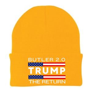 Trump Returns Butler Rally Fight Trump Elon Butler Rally 2.0 Knit Cap Winter Beanie