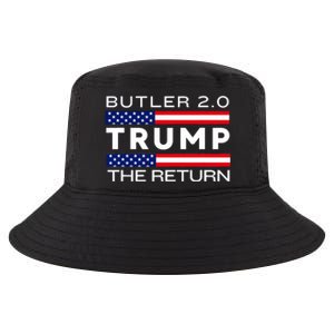 Trump Returns Butler Rally Fight Trump Elon Butler Rally 2.0 Cool Comfort Performance Bucket Hat