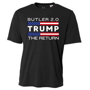 Trump Returns Butler Rally Fight Trump Elon Butler Rally 2.0 Cooling Performance Crew T-Shirt