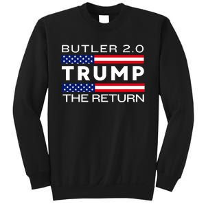 Trump Returns Butler Rally Fight Trump Elon Butler Rally 2.0 Sweatshirt