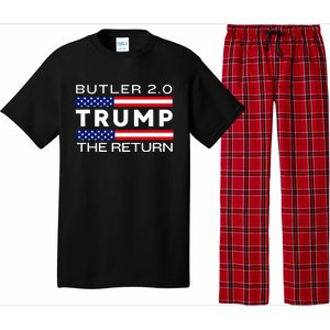 Trump Returns Butler Rally Fight Trump Elon Butler Rally 2.0 Pajama Set