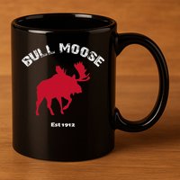 Theodore Roosevelt Bull Moose Party 11oz C Handle Ceramic Mug