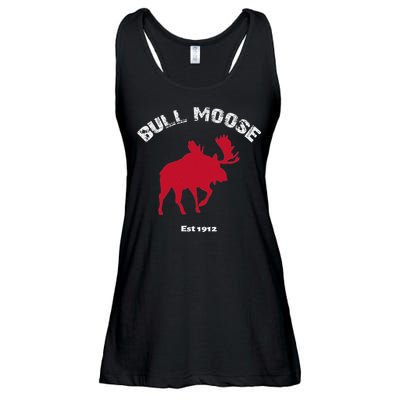 Theodore Roosevelt Bull Moose Party Ladies Essential Flowy Tank