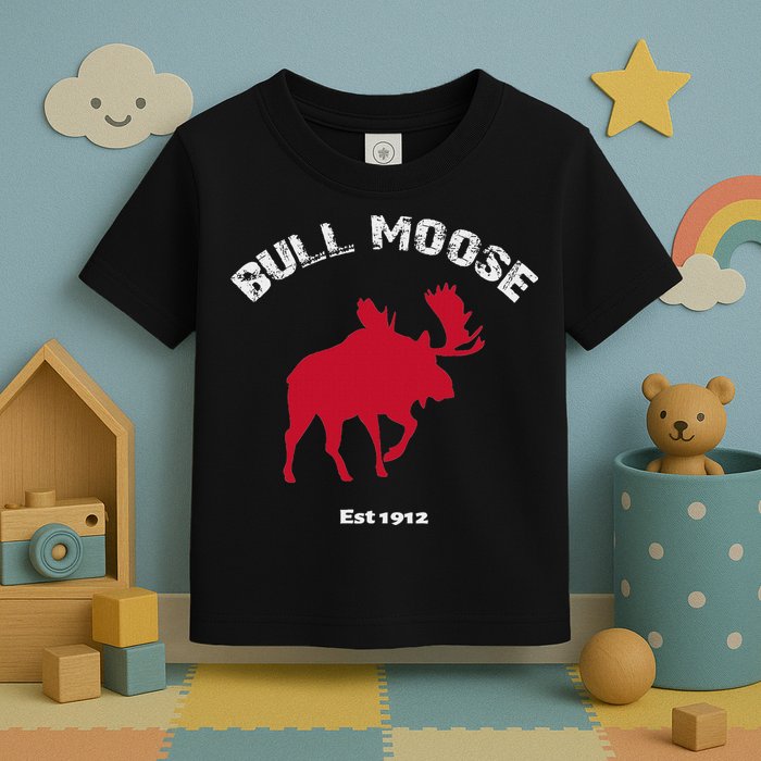 Theodore Roosevelt Bull Moose Party Toddler T-Shirt