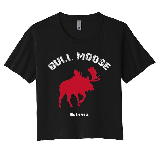 Theodore Roosevelt Bull Moose Party Crop Top