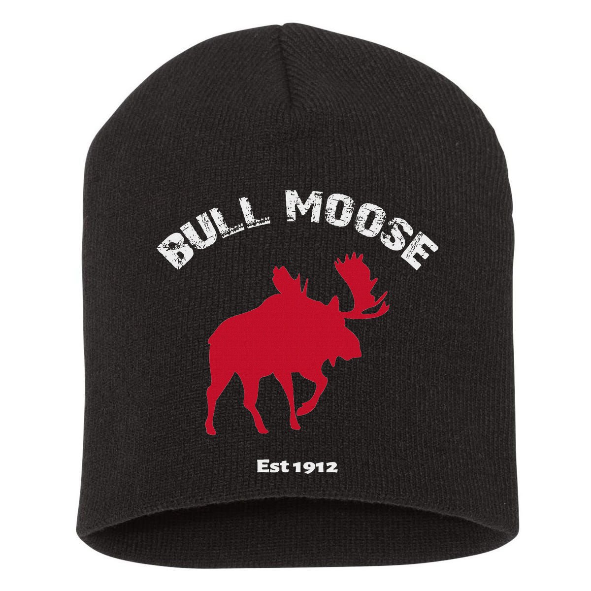 Theodore Roosevelt Bull Moose Party Short Acrylic Beanie