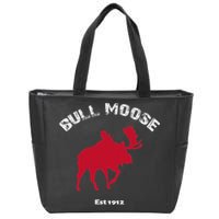 Theodore Roosevelt Bull Moose Party Zip Tote Bag