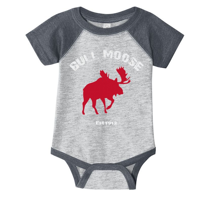 Theodore Roosevelt Bull Moose Party Infant Baby Jersey Bodysuit