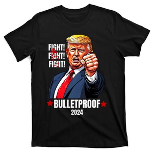 Trump Rally Butler Pa Trump 2024 Shot Bulletproof Bloody Ear Bleeding Butler T-Shirt