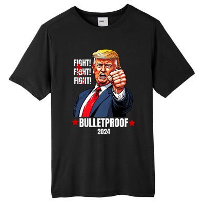 Trump Rally Butler Pa Trump 2024 Shot Bulletproof Bloody Ear Bleeding Butler Tall Fusion ChromaSoft Performance T-Shirt