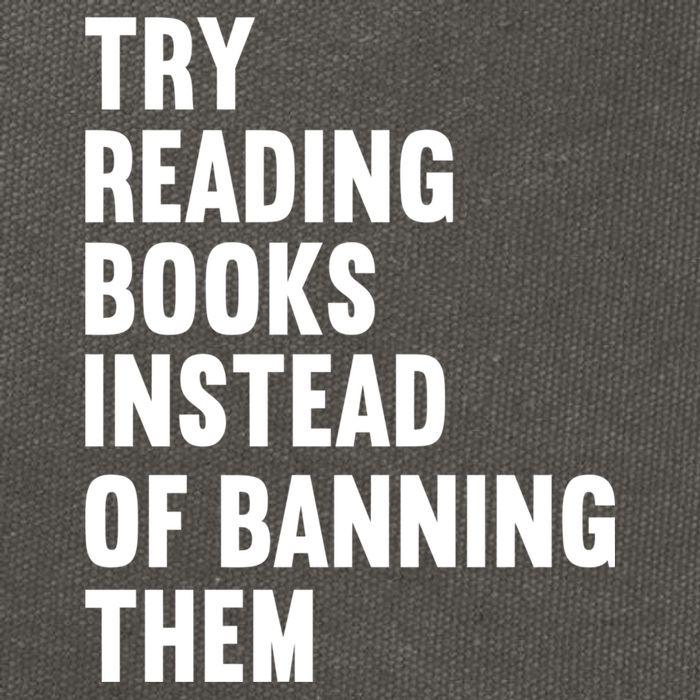 Try Reading Books Instead Of Banning Them Books Lover Cotton Canvas Backpack